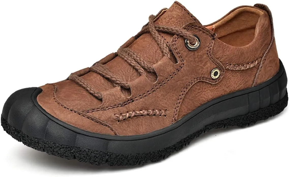 Men's Outdoor Walking Shoes High-Traction Grip Athletic Hiking Trekking Sneaker