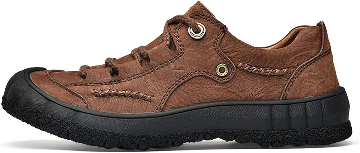 Men's Outdoor Walking Shoes High-Traction Grip Athletic Hiking Trekking Sneaker