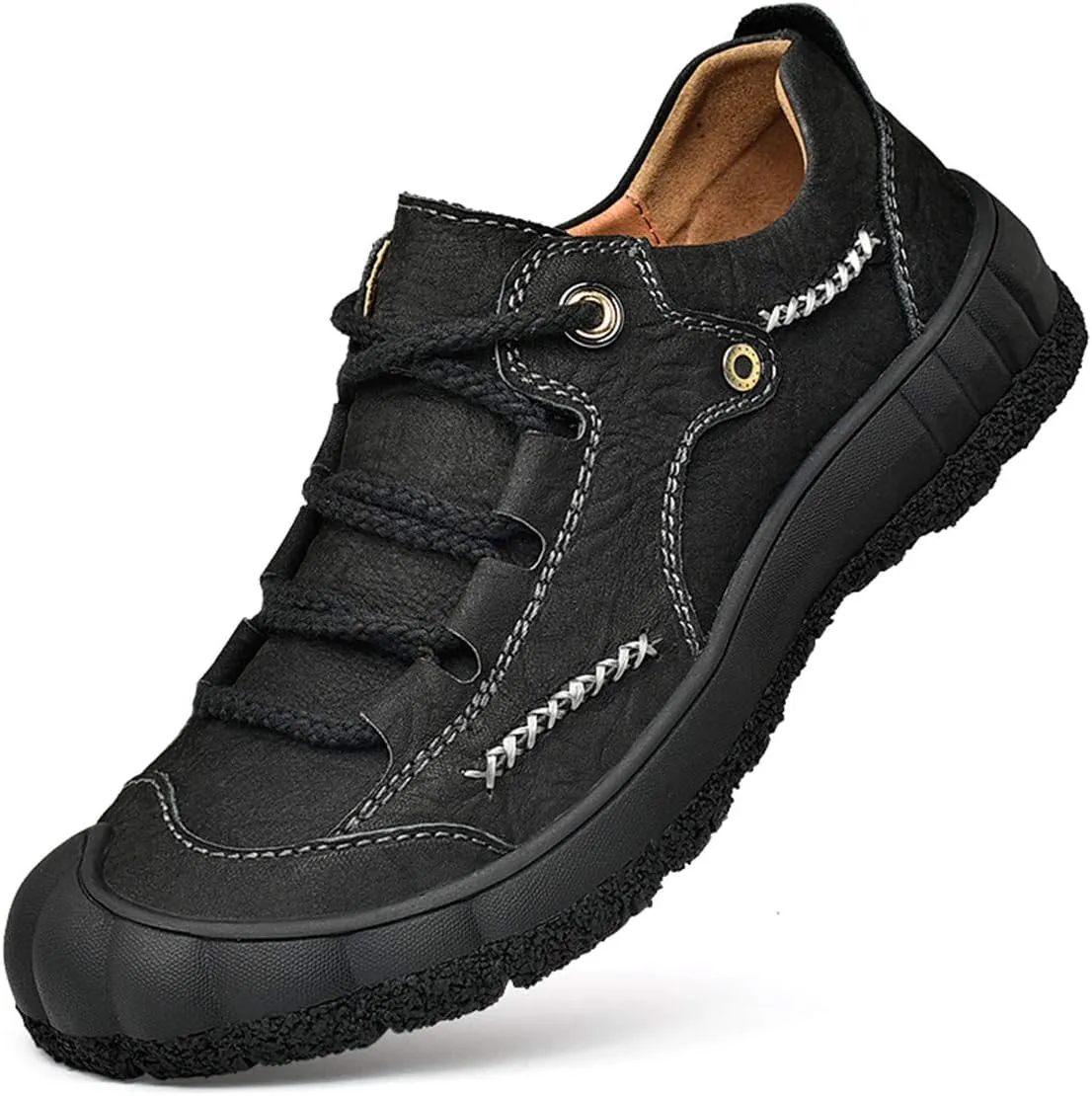 Men's Outdoor Walking Shoes High-Traction Grip Athletic Hiking Trekking Sneaker