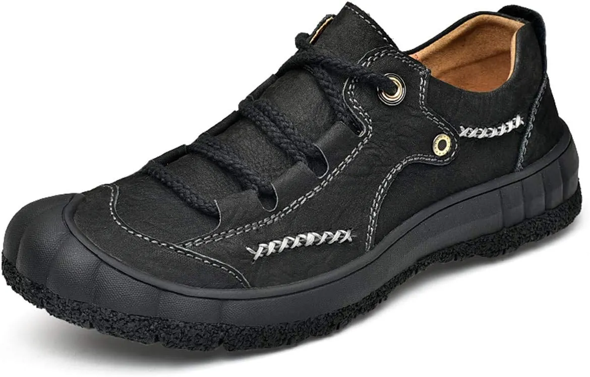 Men's Outdoor Walking Shoes High-Traction Grip Athletic Hiking Trekking Sneaker