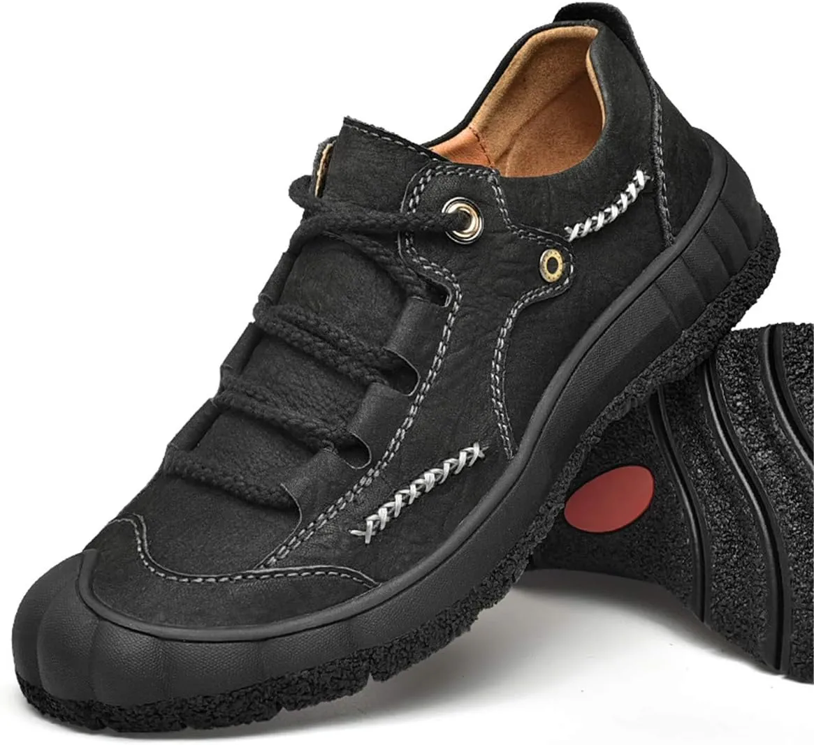Men's Outdoor Walking Shoes High-Traction Grip Athletic Hiking Trekking Sneaker