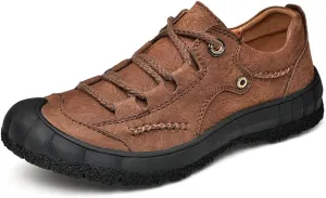 Men's Outdoor Walking Shoes High-Traction Grip Athletic Hiking Trekking Sneaker