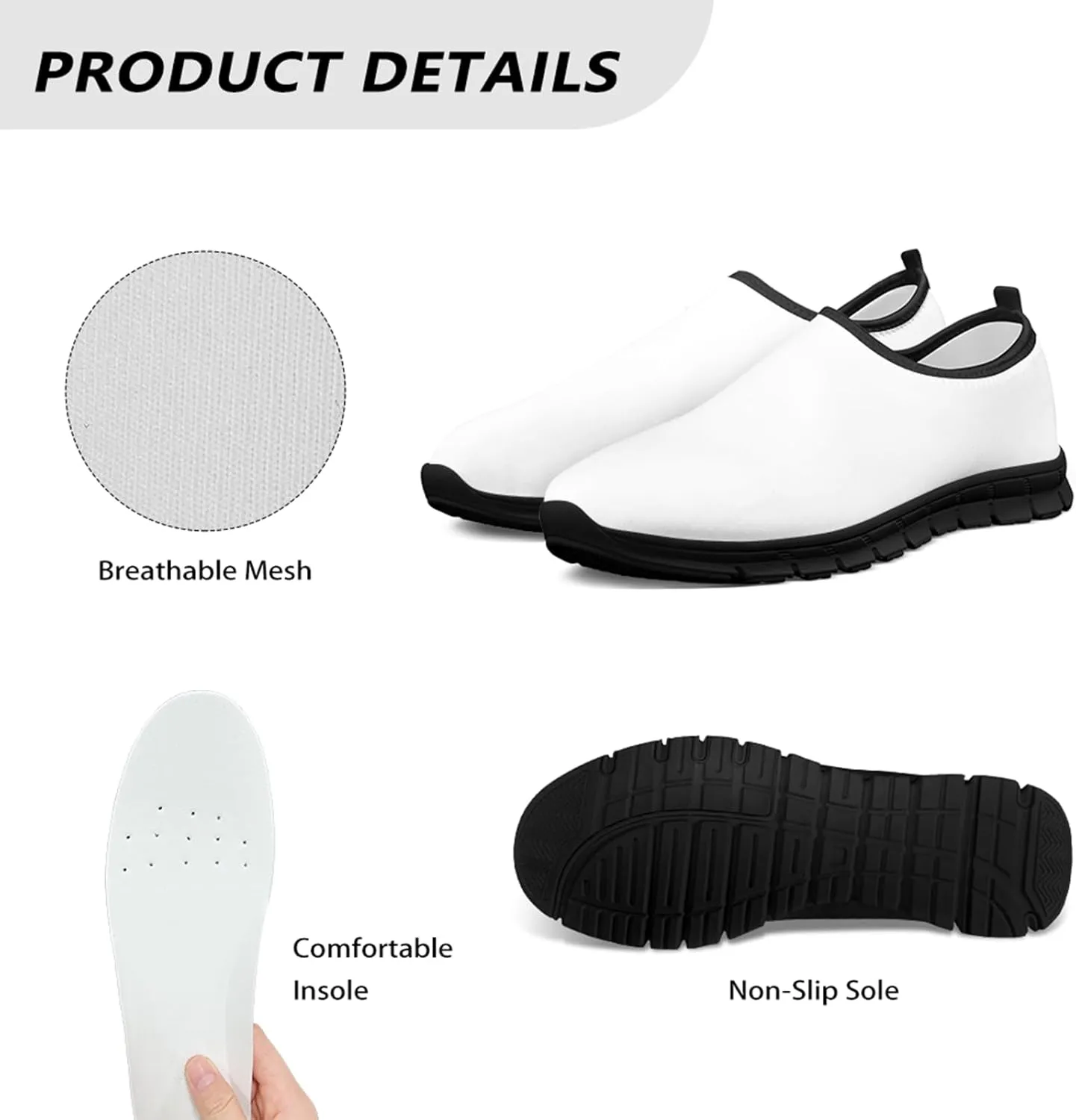 Mens Slip On Casual Shoes Sneakers Cool Animal Walking Shoes for Men