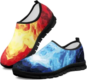 Mens Slip On Casual Shoes Sneakers Cool Animal Walking Shoes for Men