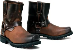 Milwaukee Leather Men's Classic Premium Leather Harness Motorcycle Boots Collection - 7.5