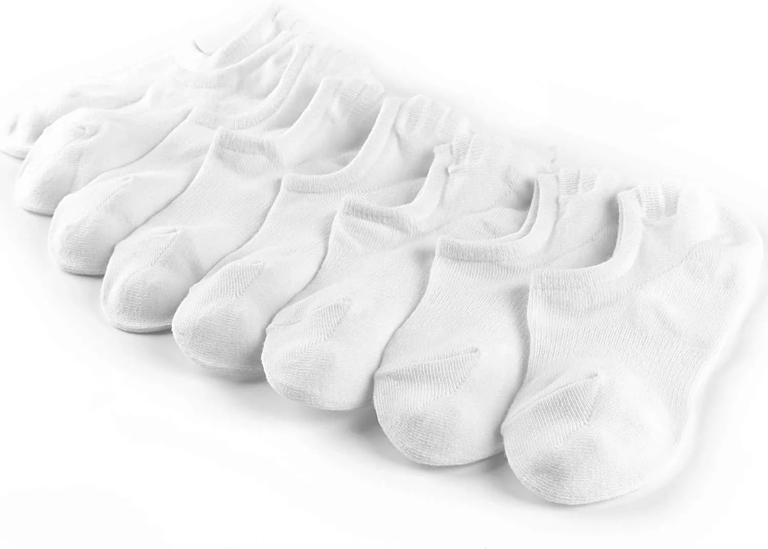 Mottee&Zconia No Show Sock Low Cut Ankle Short Socks for Men/Women Basic Casual Anti-skid Cotton Socks with Non Slip Grips