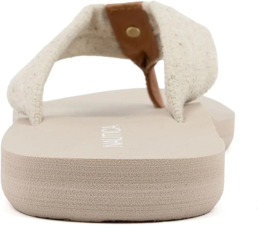 Nautica Women's Thong Strap Sandal – Casual Flip-Flop for Beach, Pool, and Everyday Comfort