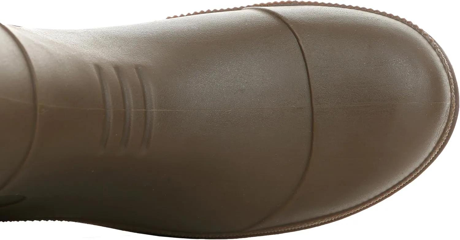Northside Mens Walcot FLEX-TUFF Waterproof Rubber Boot- All-Day Comfort Cushioned Insole, Traction Outsole with Heel Kick, Dark Brown, 15