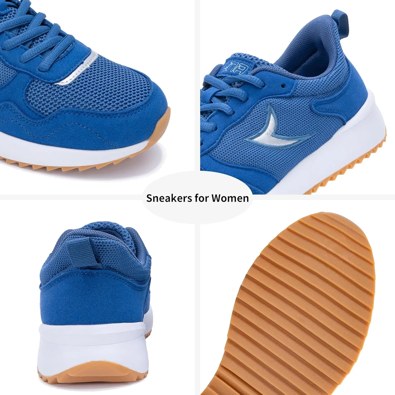 PERSOUL Women's Fashion Sneakers Comfortable Womens Walking Shoes Lightweight Style Tennis Shoes for Casual Daily Workout Shoes US Size 6-11