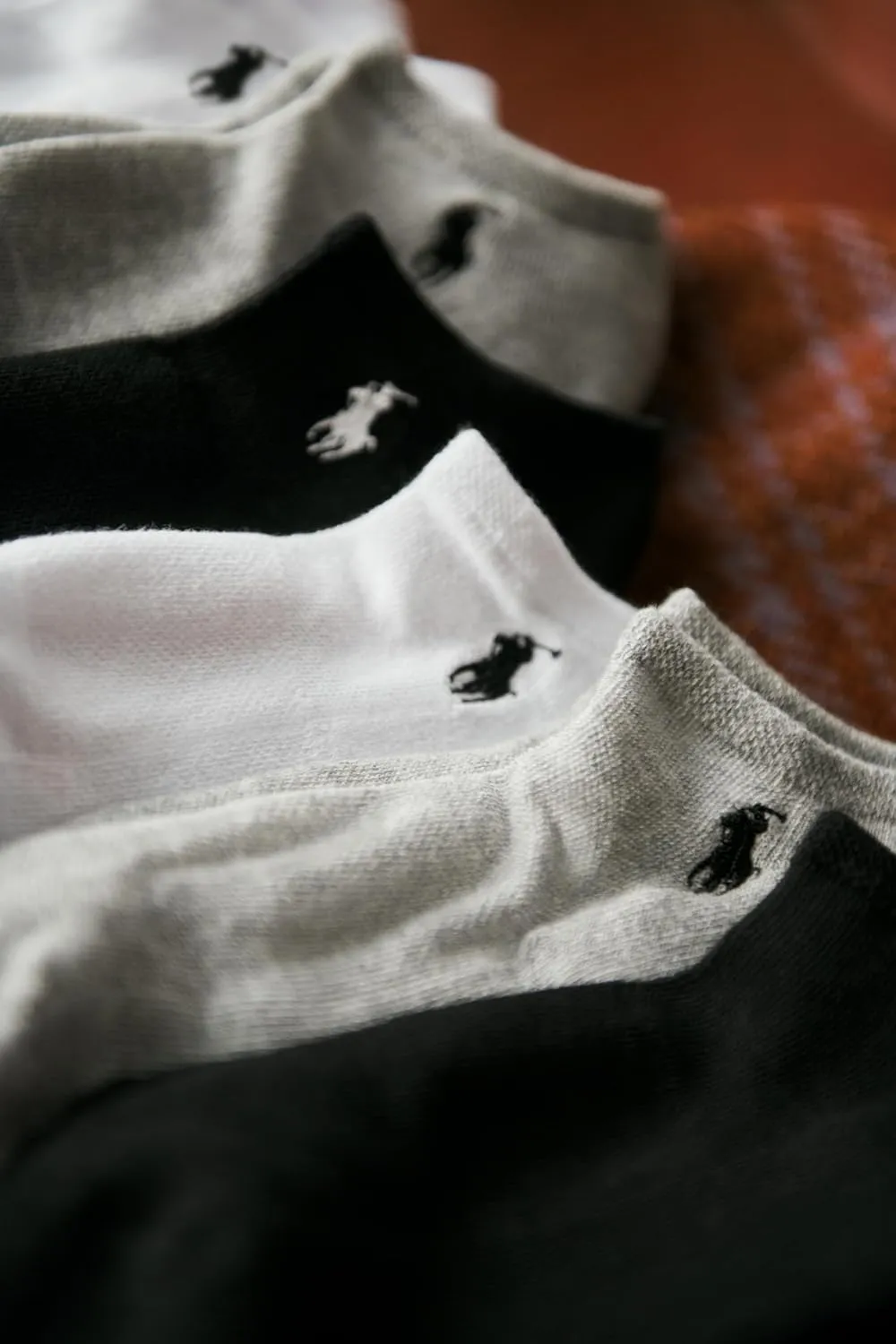 POLO RALPH LAUREN Women's Performance Cotton Low Cut Socks - 6 Pair Pack - Breathable Mesh & Sport Cushioning