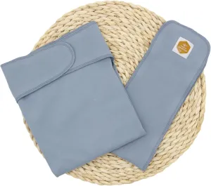 Preflat Baby Diapers - Organic Cotton Cloth Diapers for Babies, Soft and Gentle Solution Perfect for Overnight Diapering, with a Custom Fit and Silky Soft Material (Rain)