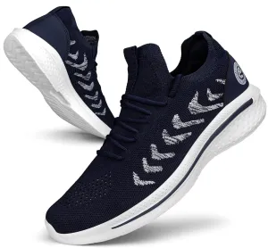 Pujcs Men Sneakers Lightweight Running Shoes for Men Slip on Walking Shoes Mesh Comfortable Atheletic Shoes for Tennis Gym Workout