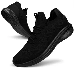 Pujcs Men Sneakers Lightweight Running Shoes for Men Slip on Walking Shoes Mesh Comfortable Atheletic Shoes for Tennis Gym Workout