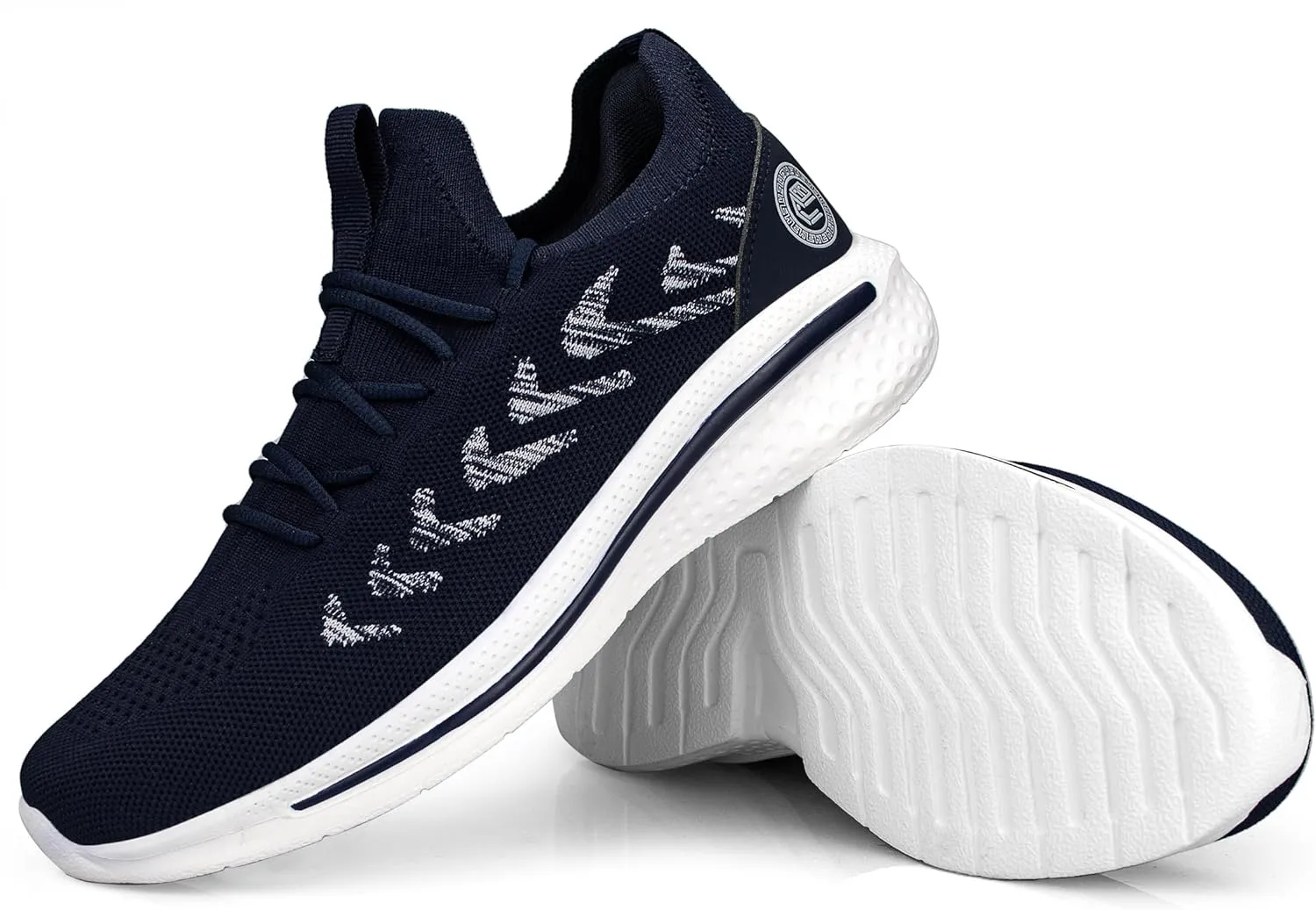 Pujcs Men Sneakers Lightweight Running Shoes for Men Slip on Walking Shoes Mesh Comfortable Atheletic Shoes for Tennis Gym Workout