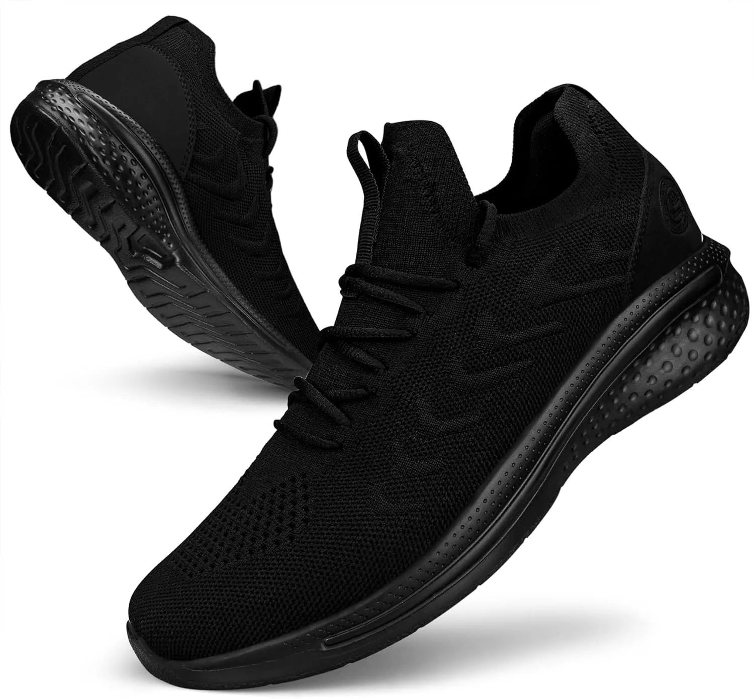Pujcs Men Sneakers Lightweight Running Shoes for Men Slip on Walking Shoes Mesh Comfortable Atheletic Shoes for Tennis Gym Workout