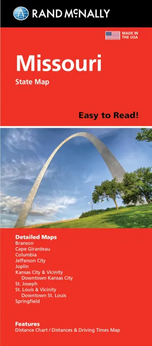 Rand McNally Easy to Read: Missouri State Map [Map] Rand McNally