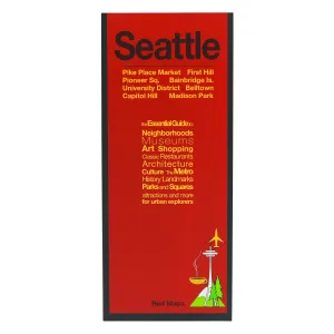 Red Map Seattle City Travel Guide Red Maps