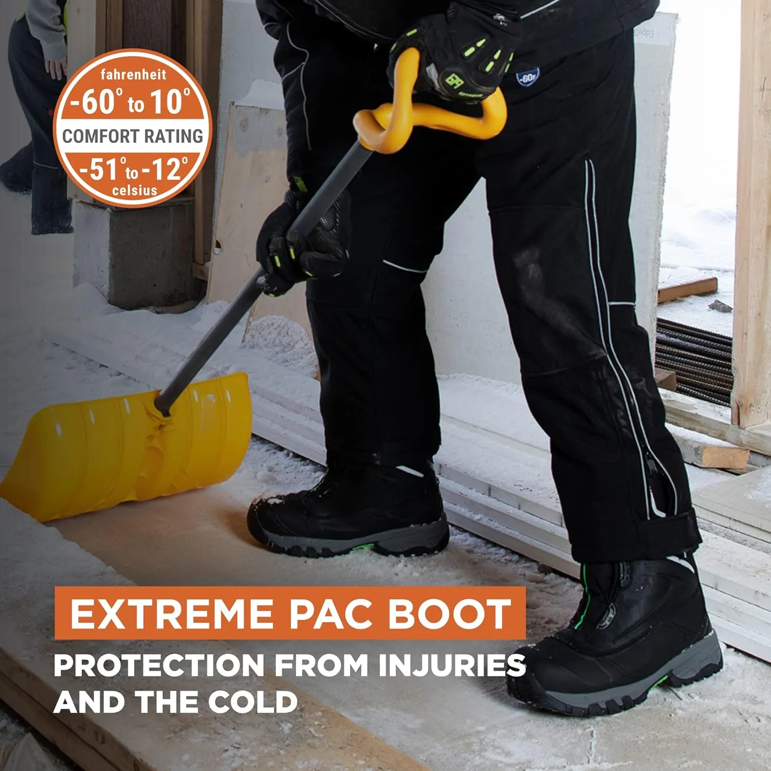 RefrigiWear Extreme Pac Boots, Waterproof Work Boot for Men, -60°F Comfort Rating