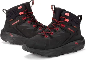 ROCKROOSTER Farmington 2 Waterproof Hiking Boots for Men, 6" Anti-Fatigue Outdoor Nubuck Leather Shoes