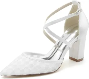 Roimaash Sweet Flower Wedding Strappy Sandals Open Toe Rhinetone Ankle Strap