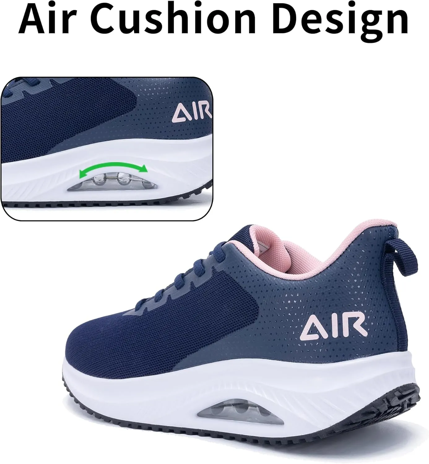 RomenSi Womens Arch Support Walking Shoes Orthotic Fashion Sneakers Tennis Shoes for Plantar Fasciitis Pain Relief US 5.5-11