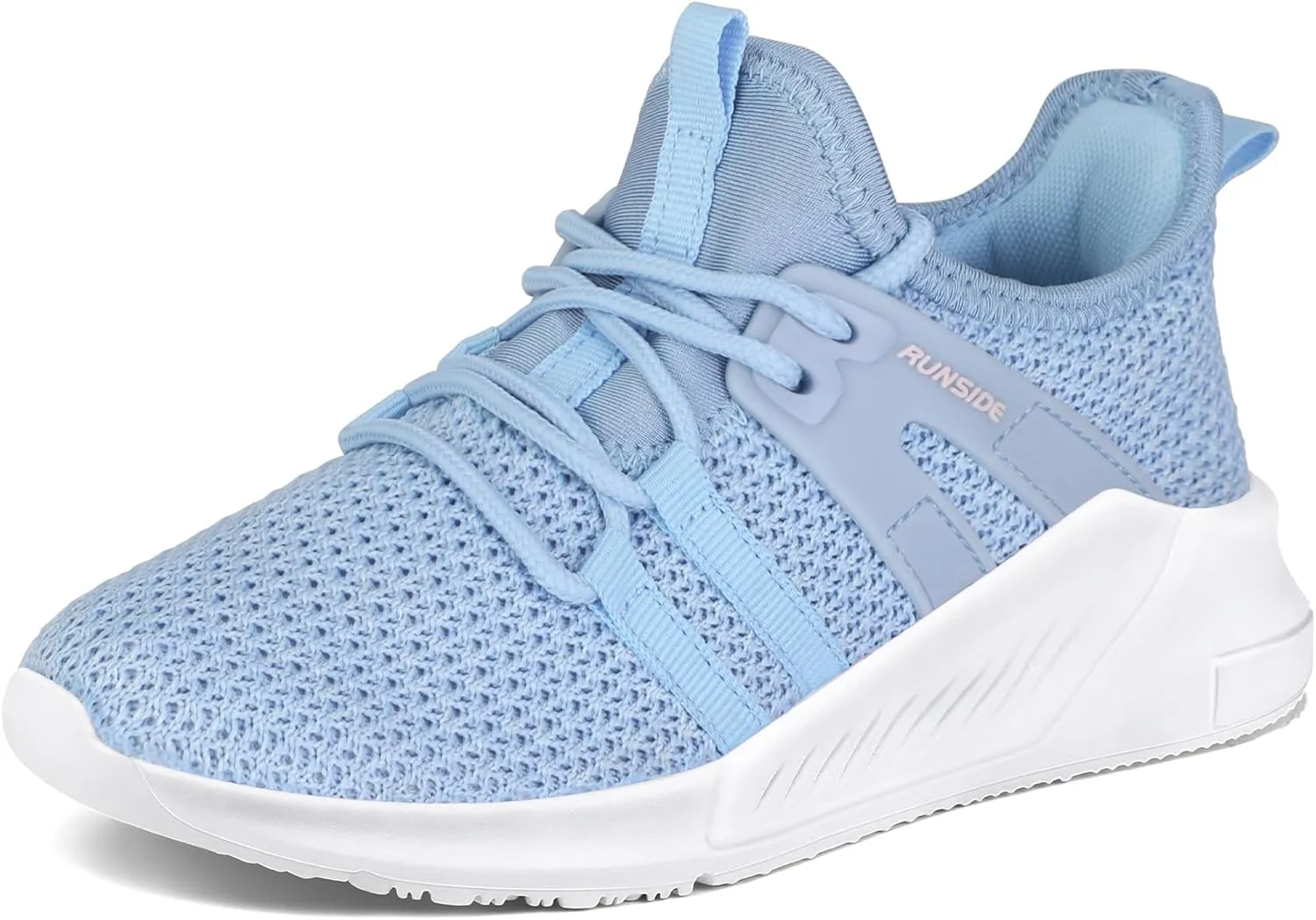 RUNSIDE Boys Girls Tennis Shoes Kids Lightweight Breathable Sneakers Lace-up Running Athletic Shoes for Toddler/Little Kid/Big Kid
