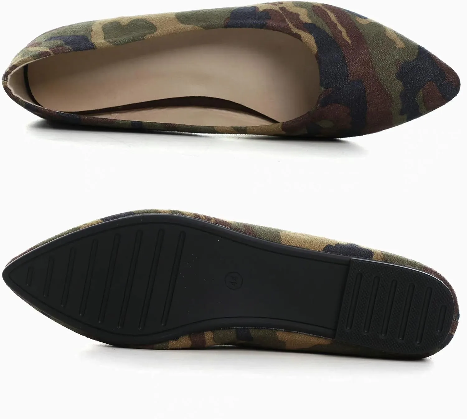 SAILING LU Ballet Flat for Women Candy Color Round Toe Soft Dressy Flats Shoes Wear to Work Slip On Moccasins