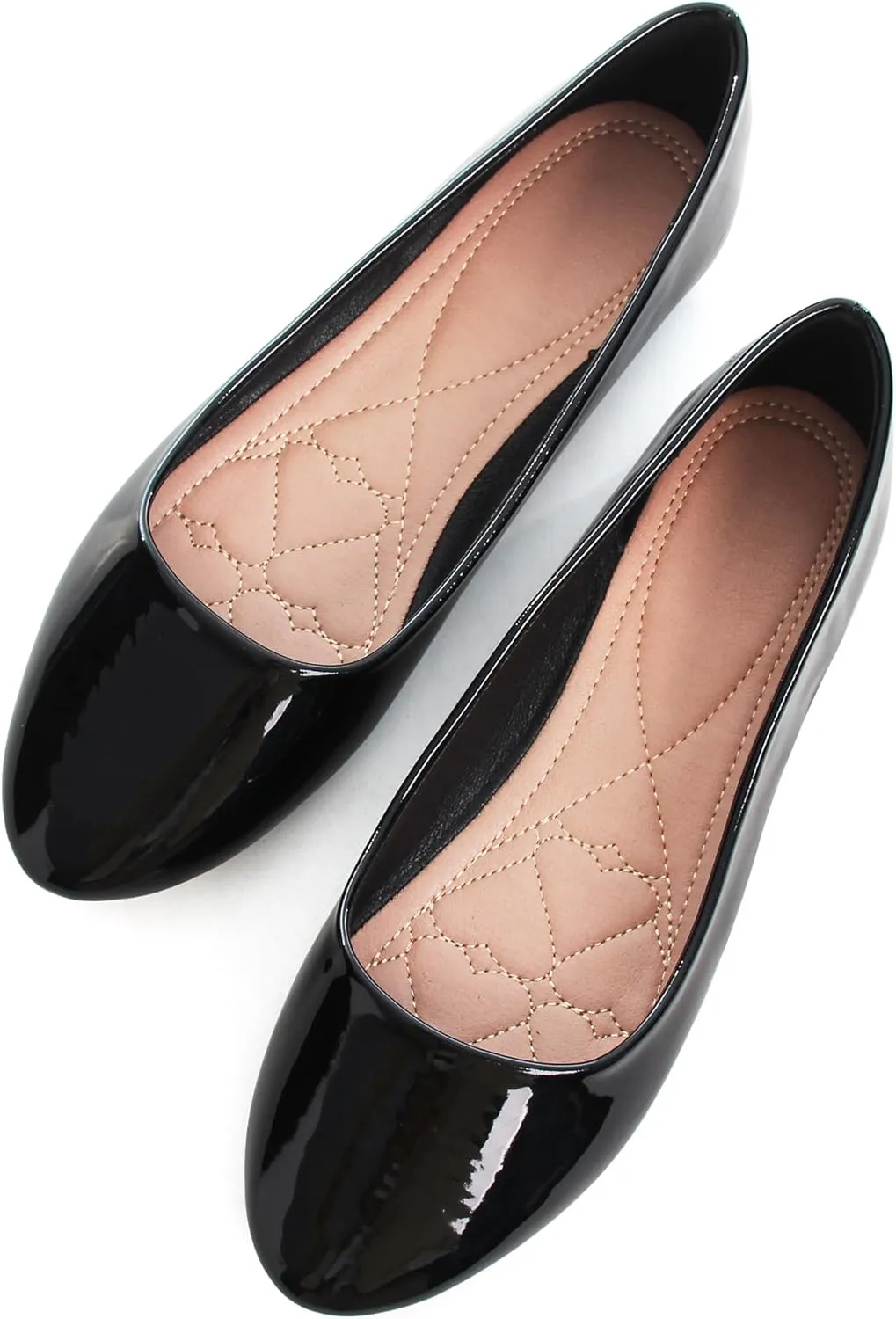 SAILING LU Pointy Toe Shoes Women Ballet Flats Comfort Solid Flat Shoes for Women Work Slip On Moccasins