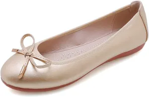 SAILING LU Women's Foldable Flat Shoes Portable Travel Ballet Flats Roll Up Slipper Shoes