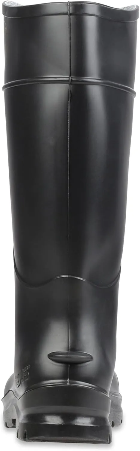 Servus Comfort Technology 14" PVC Steel Toe Men's Work Boots, Black - Steel Toe, 14