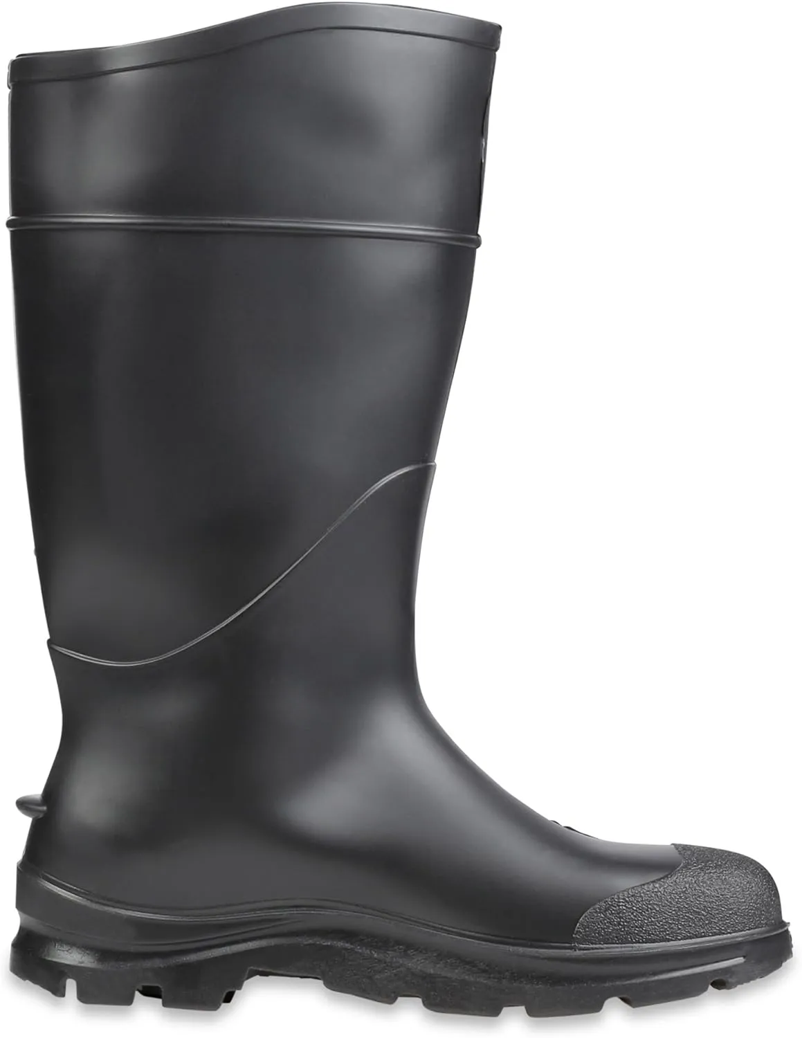 Servus Comfort Technology 14" PVC Steel Toe Men's Work Boots, Black - Steel Toe, 14