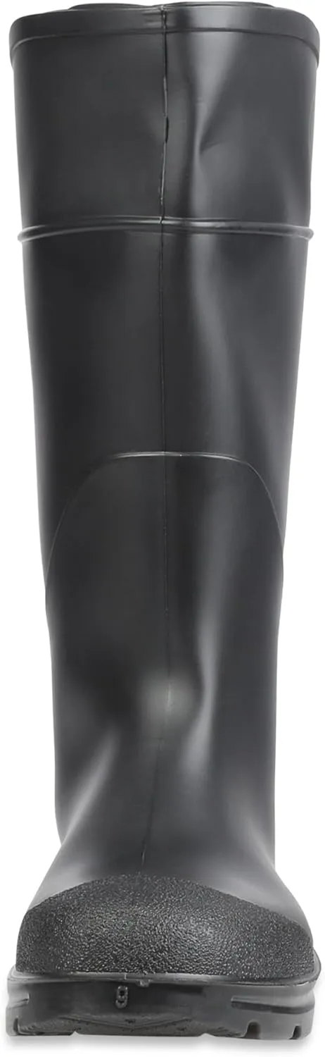 Servus Comfort Technology 14" PVC Steel Toe Men's Work Boots, Black - Steel Toe, 14