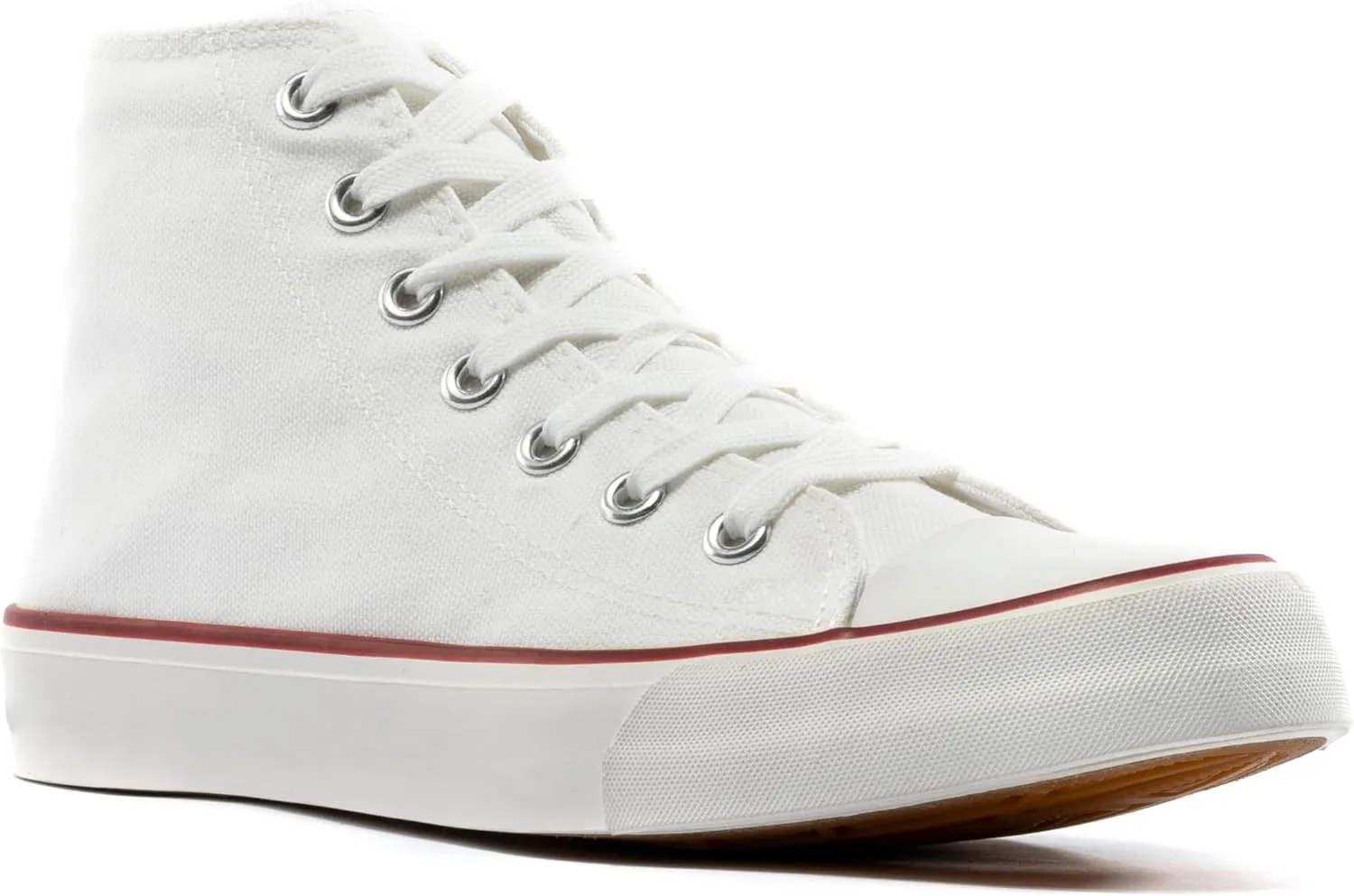 sharllen Men's High Top Canvas Sneakers Classic Casual Lace Up Canvas Shoes Comfortable Fashion Walking Shoes for Men