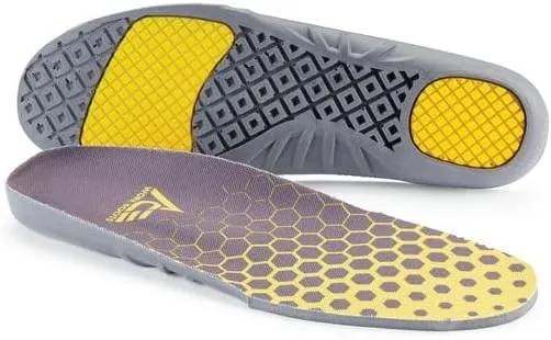 Shoes For Crews Comfort Insole with Gel for Men's, Women's, Inserts to Fit Work Boots and Shoes - Arch Support & Shock Absorption,Men's 11, Women's 12