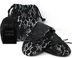 Silky Toes Foldable Flats for Women Purse Ballet Shoes Ballerina Slippers