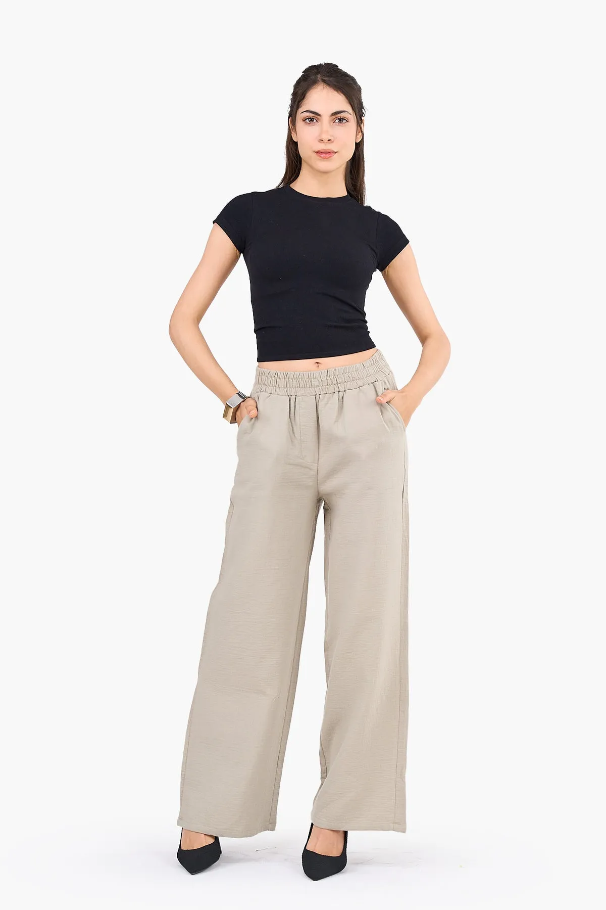 Slim Fit Crew Neck Top