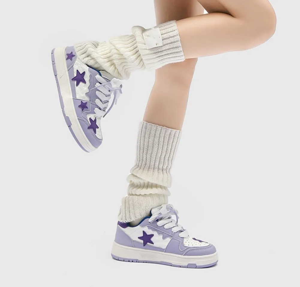 Star Shoes Chunky Sneakers for Women Kawaii Shoes 2025 New Y2K Aesthetic Cute Big Toe Anti-Slip Comfort Unisex