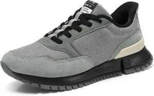 STQ Classic Sneakers for Men Lace-up Mens Walking Running Shoes Casual Tennis Shoes