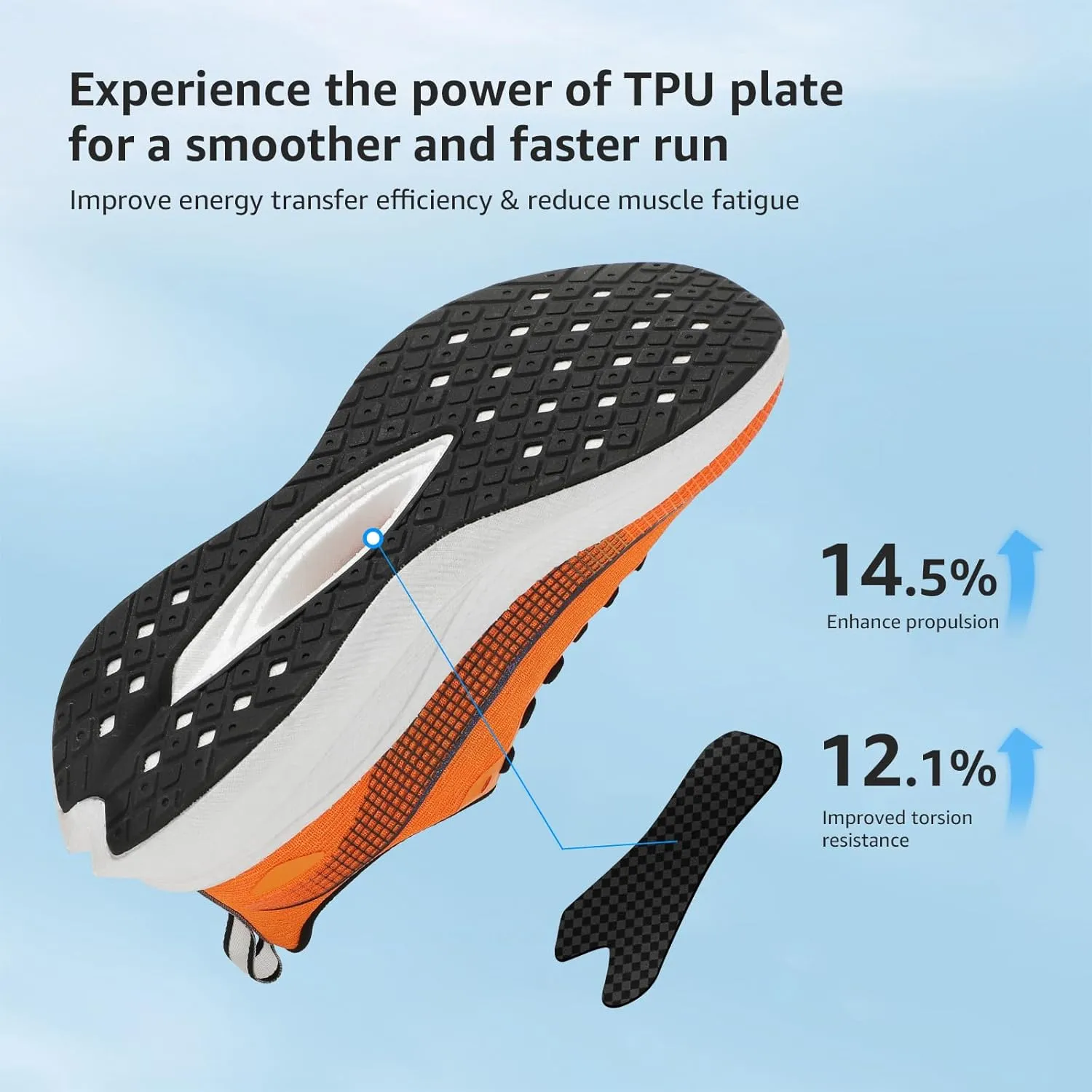 STQ Women Carbon Plate Road Running Shoes Ultra Light Cushion Sole