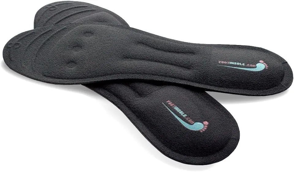 Superior Massaging Gel Shoe Inserts – Comfort & Shock-Absorbing Insoles for Foot Relief, Glycerin-Filled for Men & Women (8.5 US Women's (M Size))