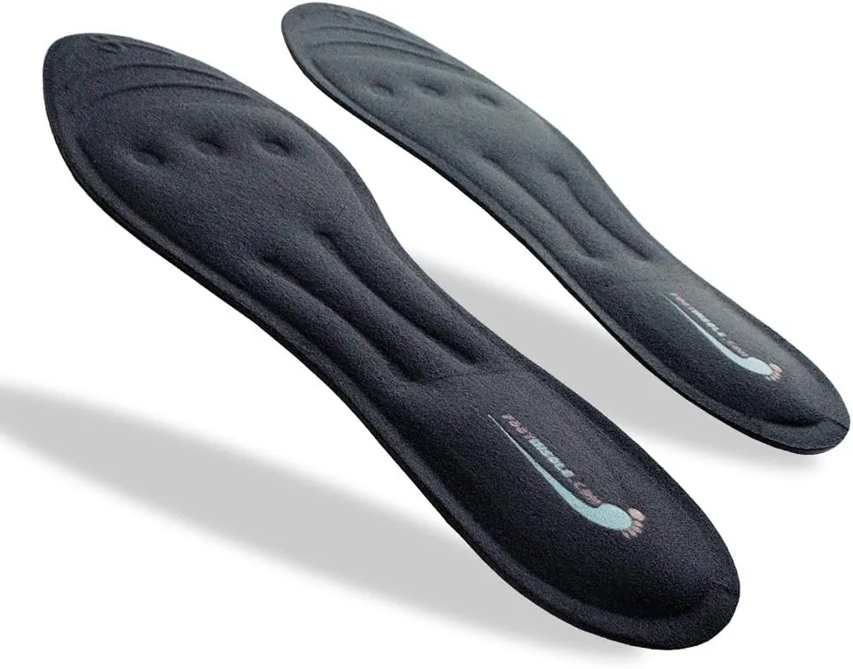 Superior Massaging Gel Shoe Inserts – Comfort & Shock-Absorbing Insoles for Foot Relief, Glycerin-Filled for Men & Women (8.5 US Women's (M Size))