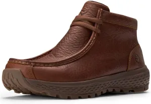 SUREWAY Men's Chukka Boots,Fashion and Comfort Driving Shoes, Leather Moc Toe Work Boots