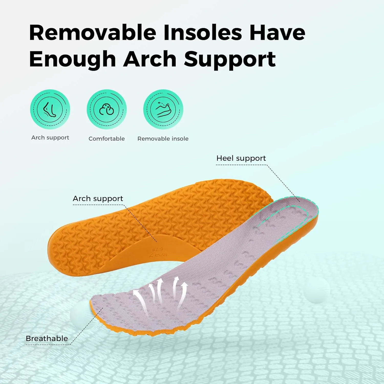 SURRAY Women Wide Toe Box Walking Shoes with Arch Support Air Tennis Running Sneakers Extra Wide Width Woman Shoe for Plantar Fasciitis Flat Foot Heel Pain Relief US Size 6-11