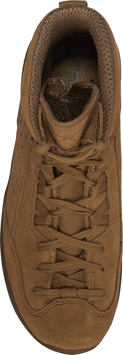 Tactical Research QRF ALPHA C9 9” Hot Weather Assault Combat Boots for Men - Ultra-Lightweight AR 670-1/AFI 36-2903 Coyote Brown Leather with Slip-Resistant Rakkasan Outsole