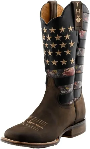 Tin Haul Western Boots Mens Open Season Brown 14-020-0077-0470 BR