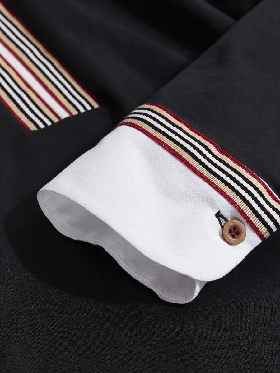 Tinta & Bariloche Barcelona Zip Collar Shirt Black