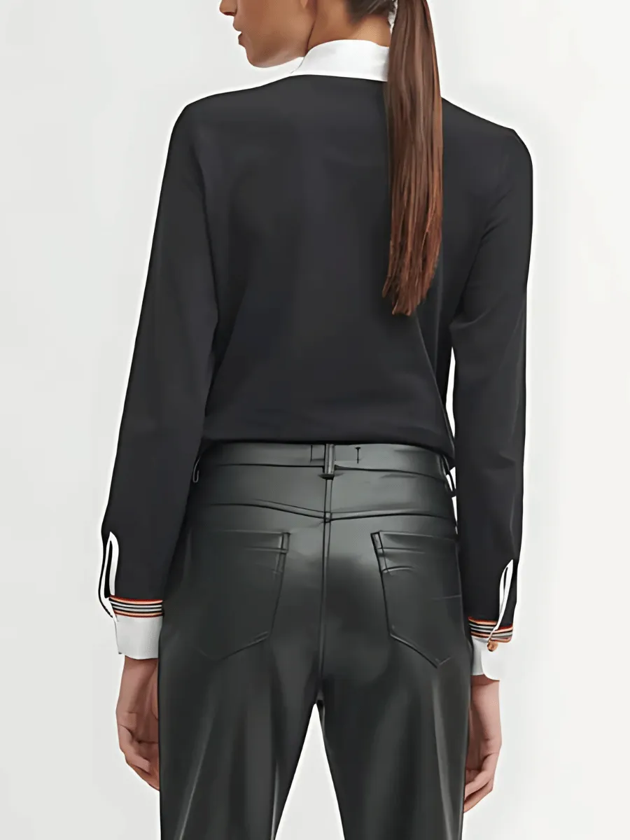 Tinta & Bariloche Barcelona Zip Collar Shirt Black
