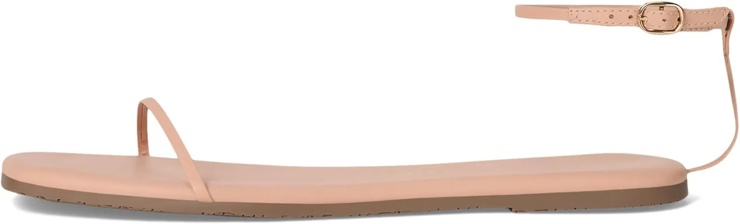 TKEES Women's Square Toe Twiggy Flat Sandal