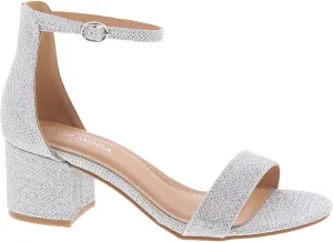 TOP Moda Darcie-1 Ankle Strap Dressy High Heel Sandal, Non-slip Sole, For Wedding, Party, Prom, Evening Wear, or Any Occasion, Sleek Style Block Heel Sandals