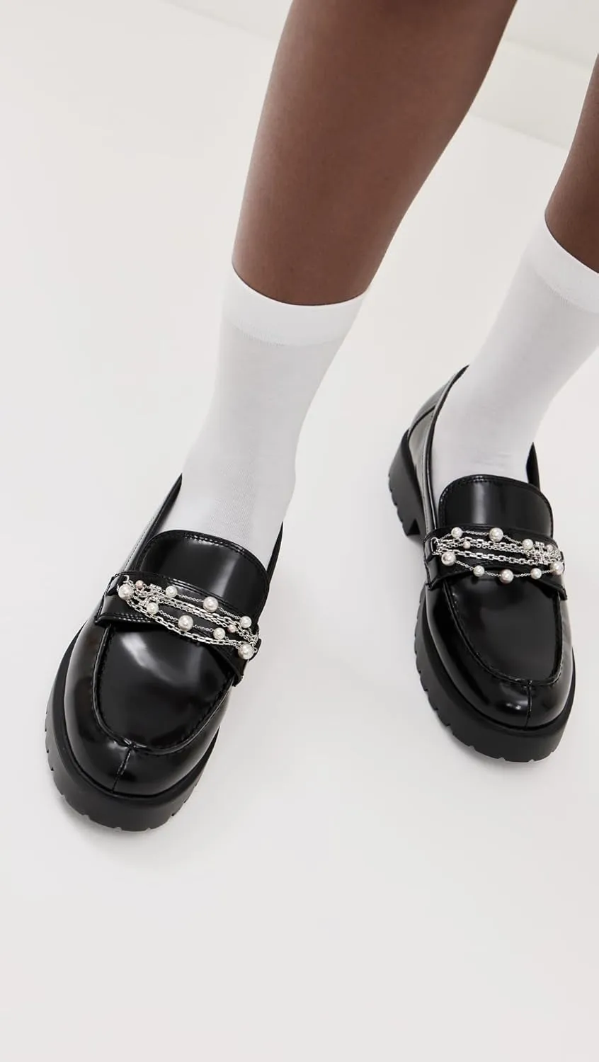 Tory Burch Women's Classic Embellished Lug Loafers